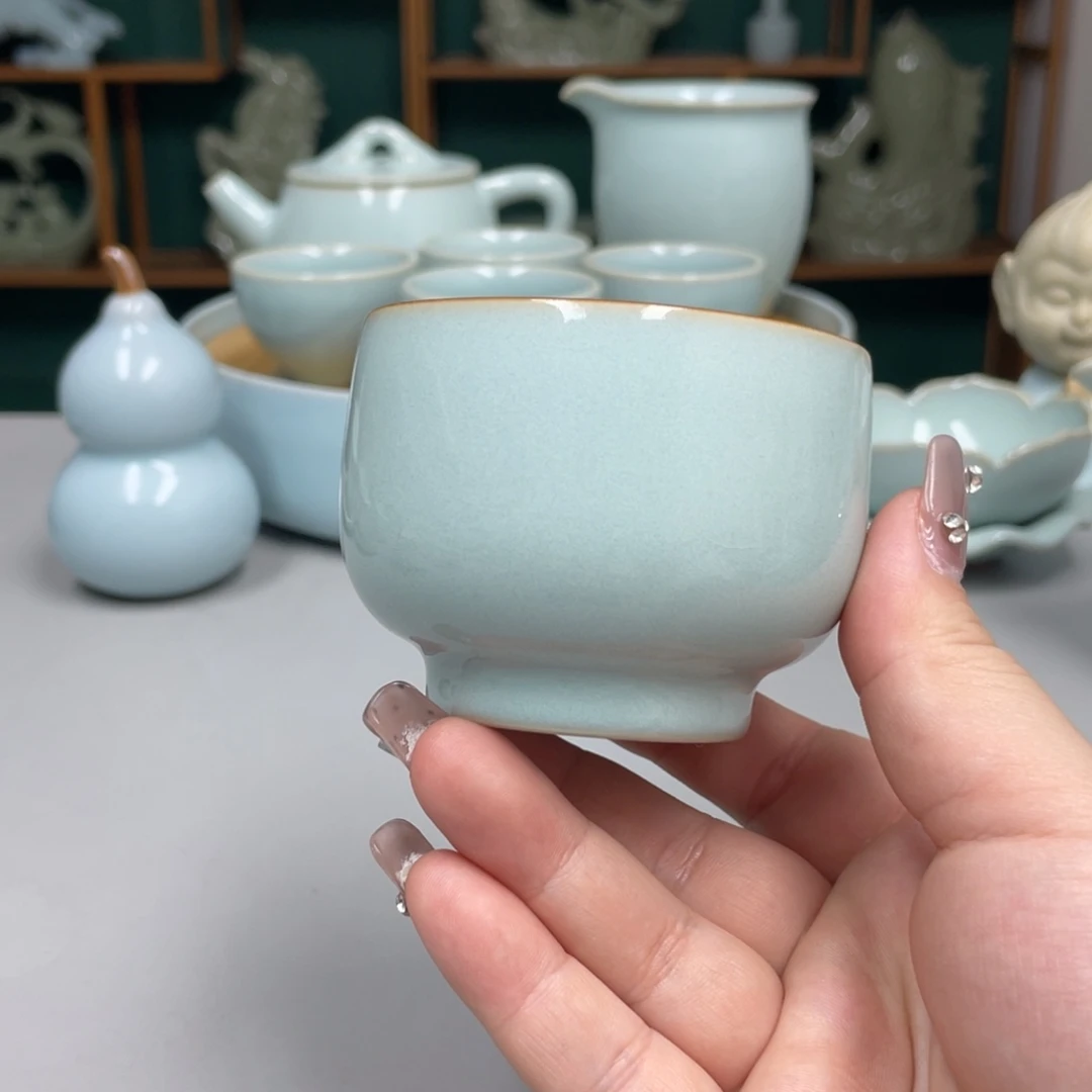 瓷赵琳老师罗汉杯带礼盒