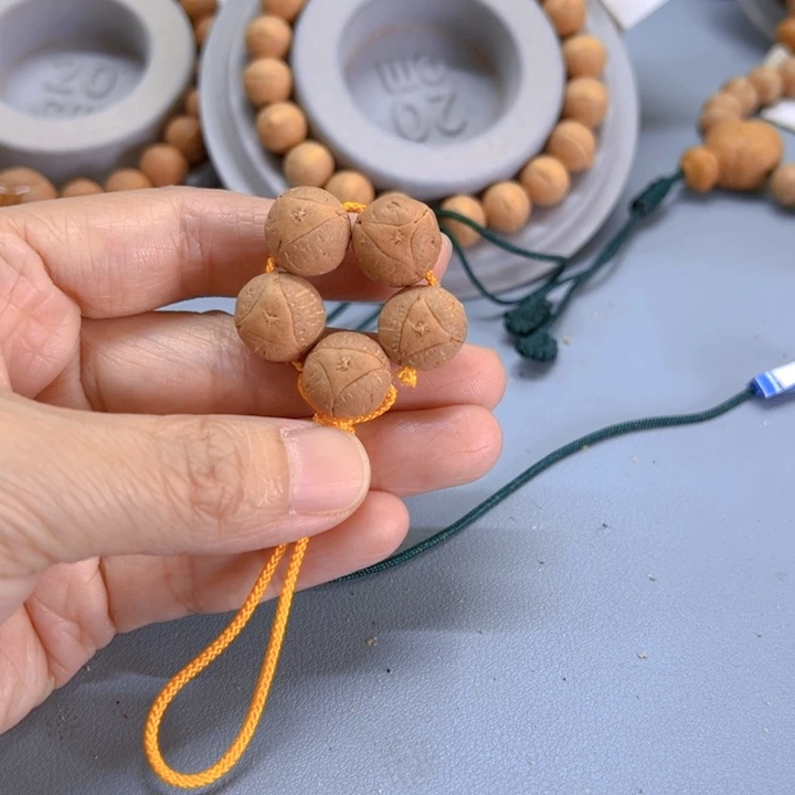 手串凤眼菩提14左右龙眼指捻81@0276