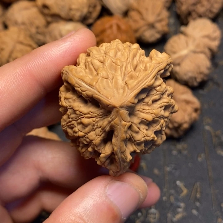 文玩核桃吊坠橙*.文玩核桃异形单只