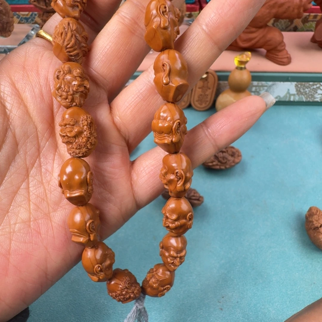 橄榄核手串/手链核潮核雕手工制作