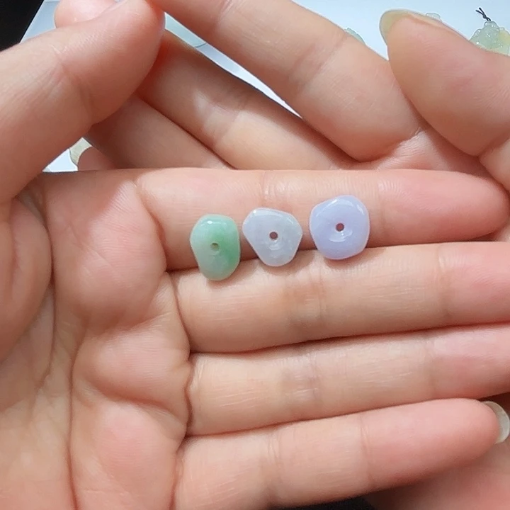 翡翠未镶嵌颈饰天然缅甸翡翠A货岁岁平安