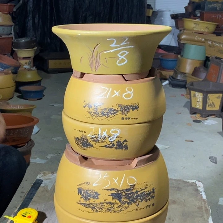 紫砂花盆紫砂紫砂