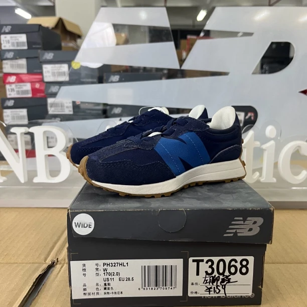 T3068 NEW BALANCE PH327HL1 28.5码170儿童运动鞋微瑕疵 无售后