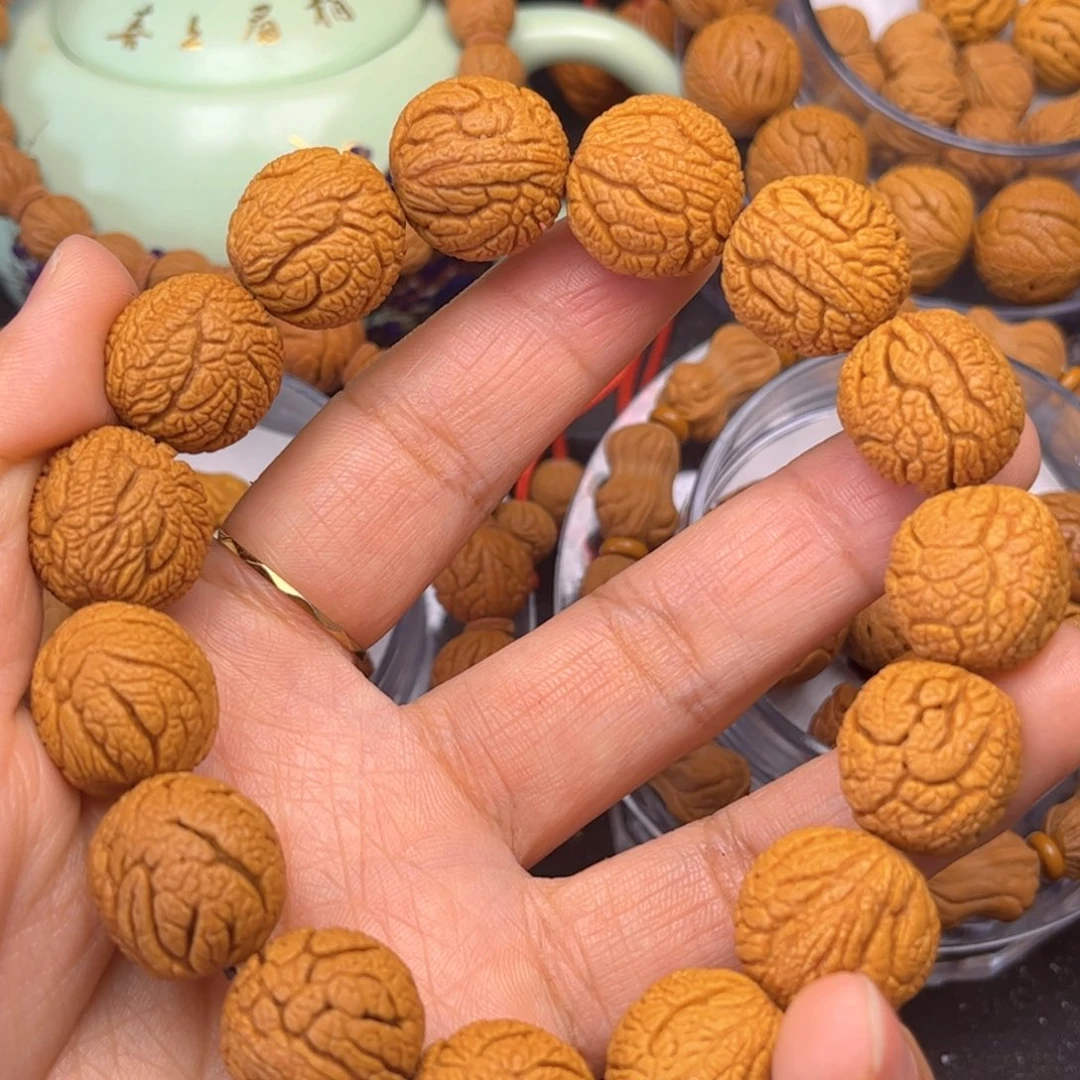 桃核吊坠龙纹桃核