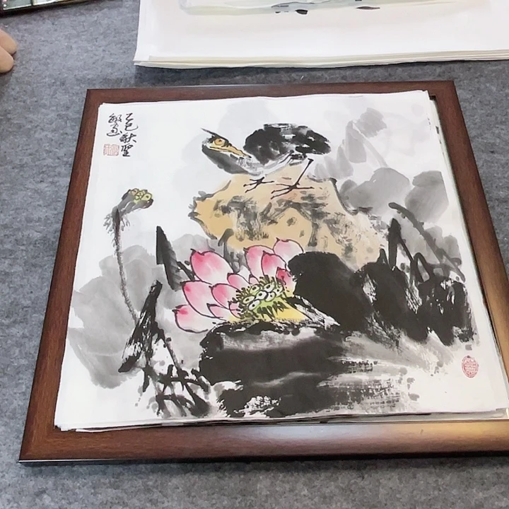国画张圣敏先生纯手绘作品