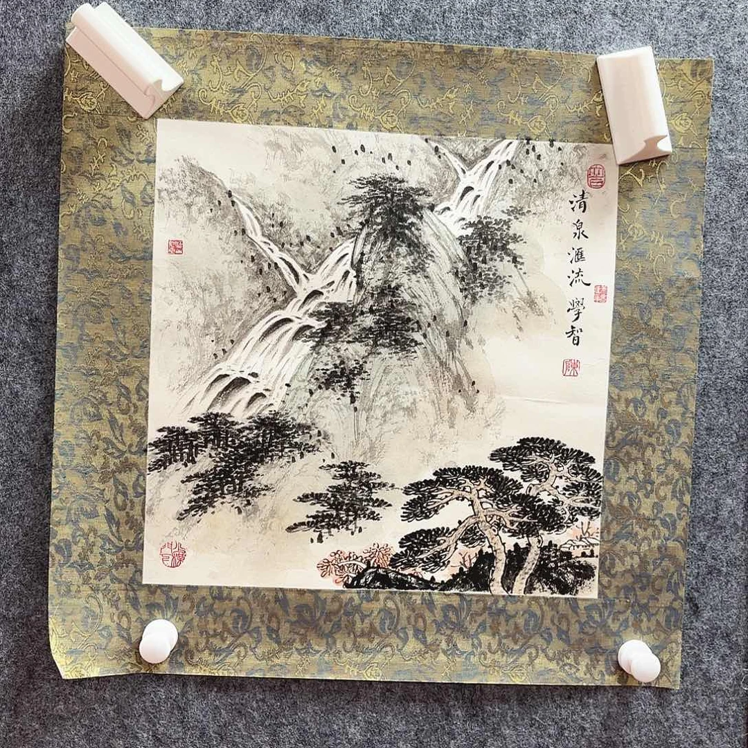 书法陈学智亲笔手绘