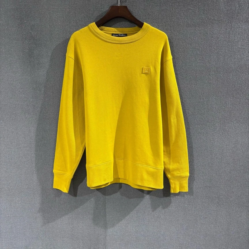 99新 Acne studio （pm）黄色笑脸卫衣 xxs码/3497
