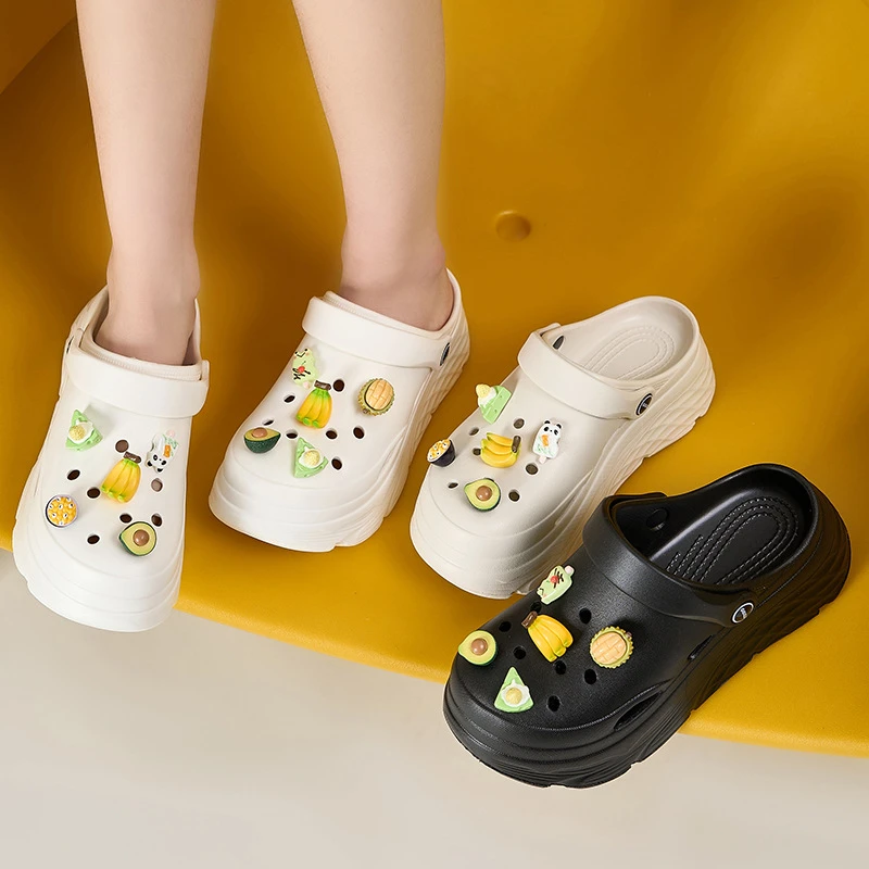 2025新款踩屎感洞洞女一体式户外穿洞洞鞋女款2025新款爆款