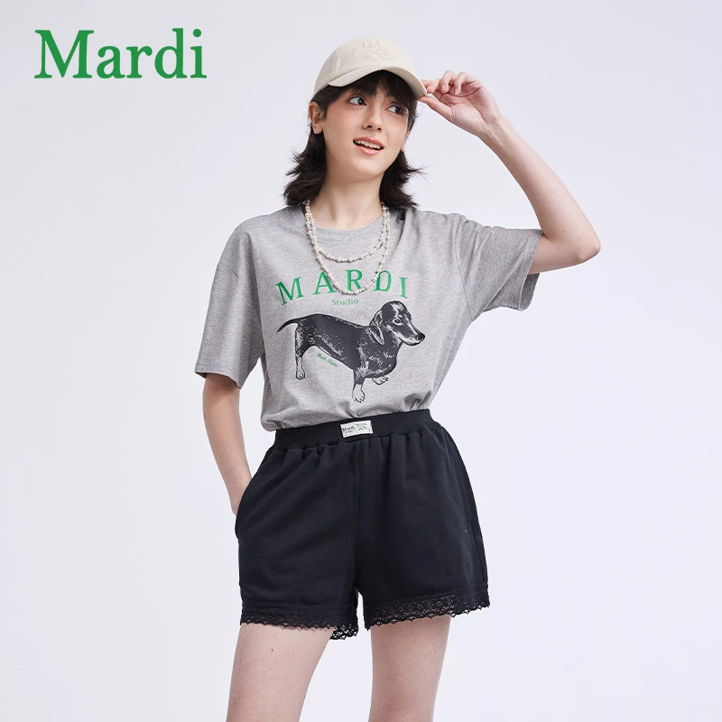 MARDI/玛尔帝夏季通勤印花T恤休闲百搭MTX2522014