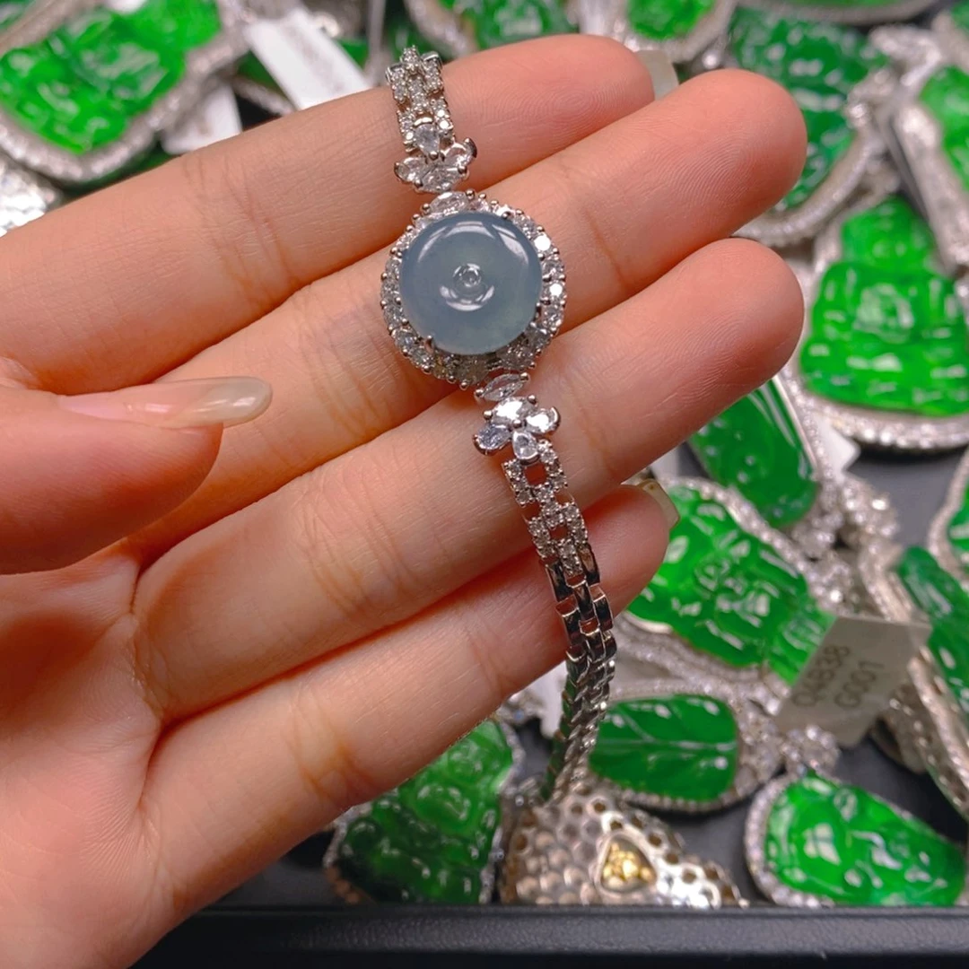 翡翠手链未镶嵌88888888888