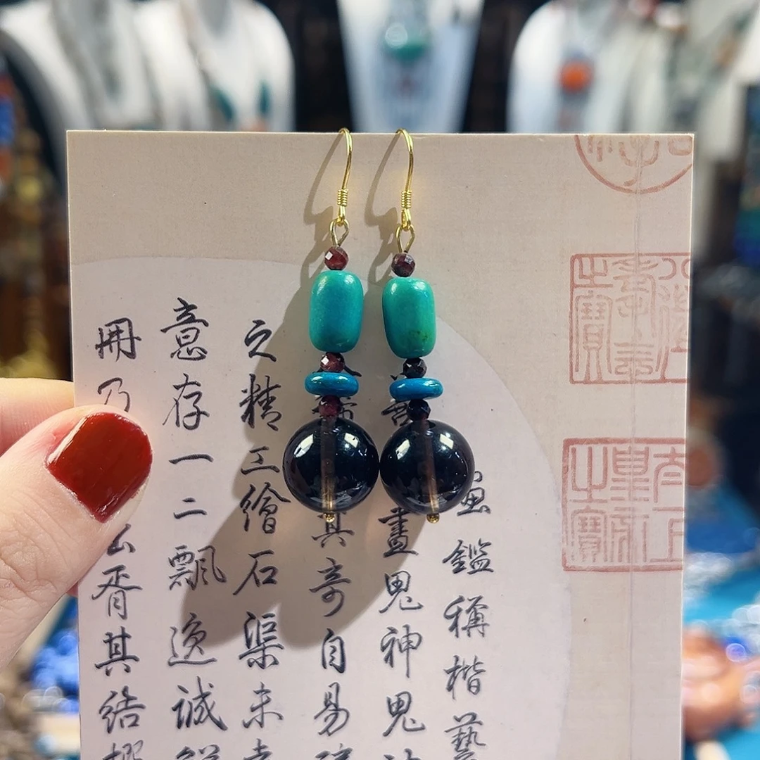 925银锦象原创设计款式耳环