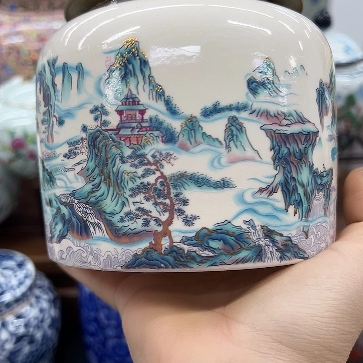 瓷片茶叶罐茶叶罐