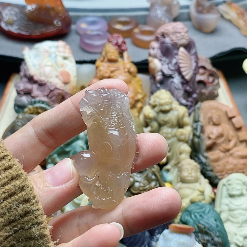 【闪购商品】未镶嵌吊坠定制玛瑙