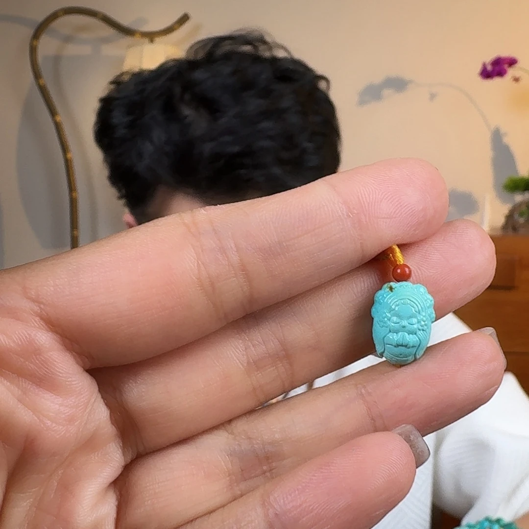 绿松石未镶嵌挂件