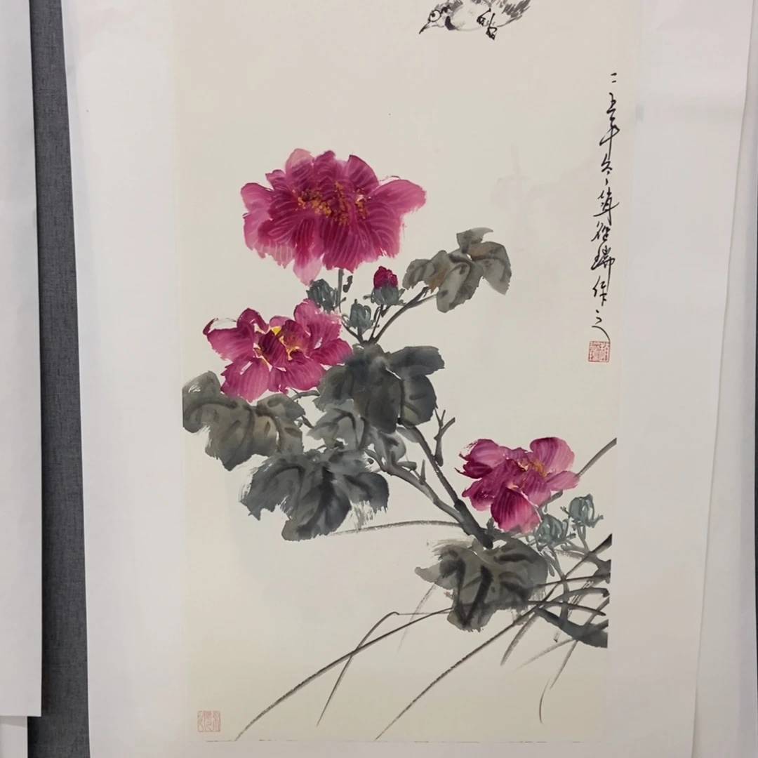 国画手寫手繪国画作品