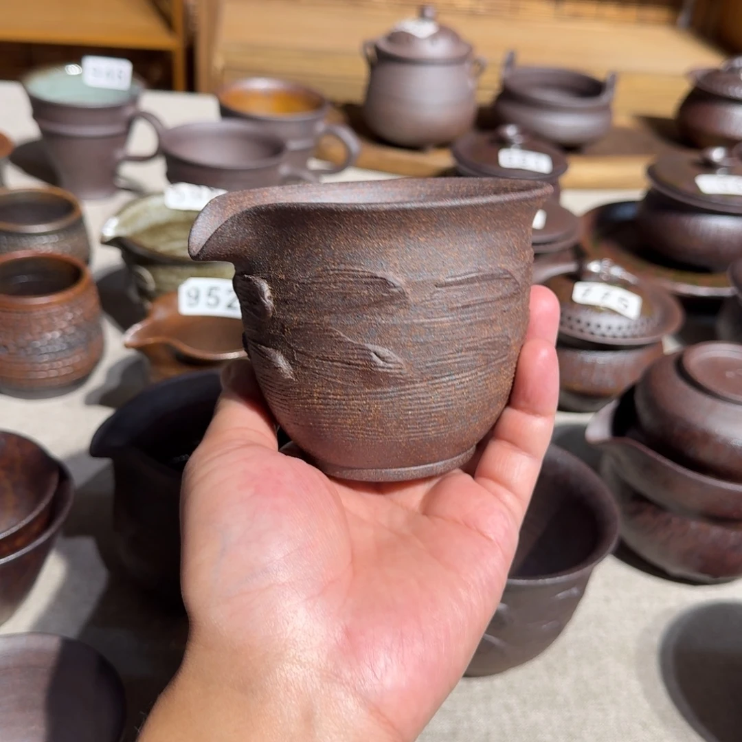 粗瓷粗瓷茶具素色盖碗