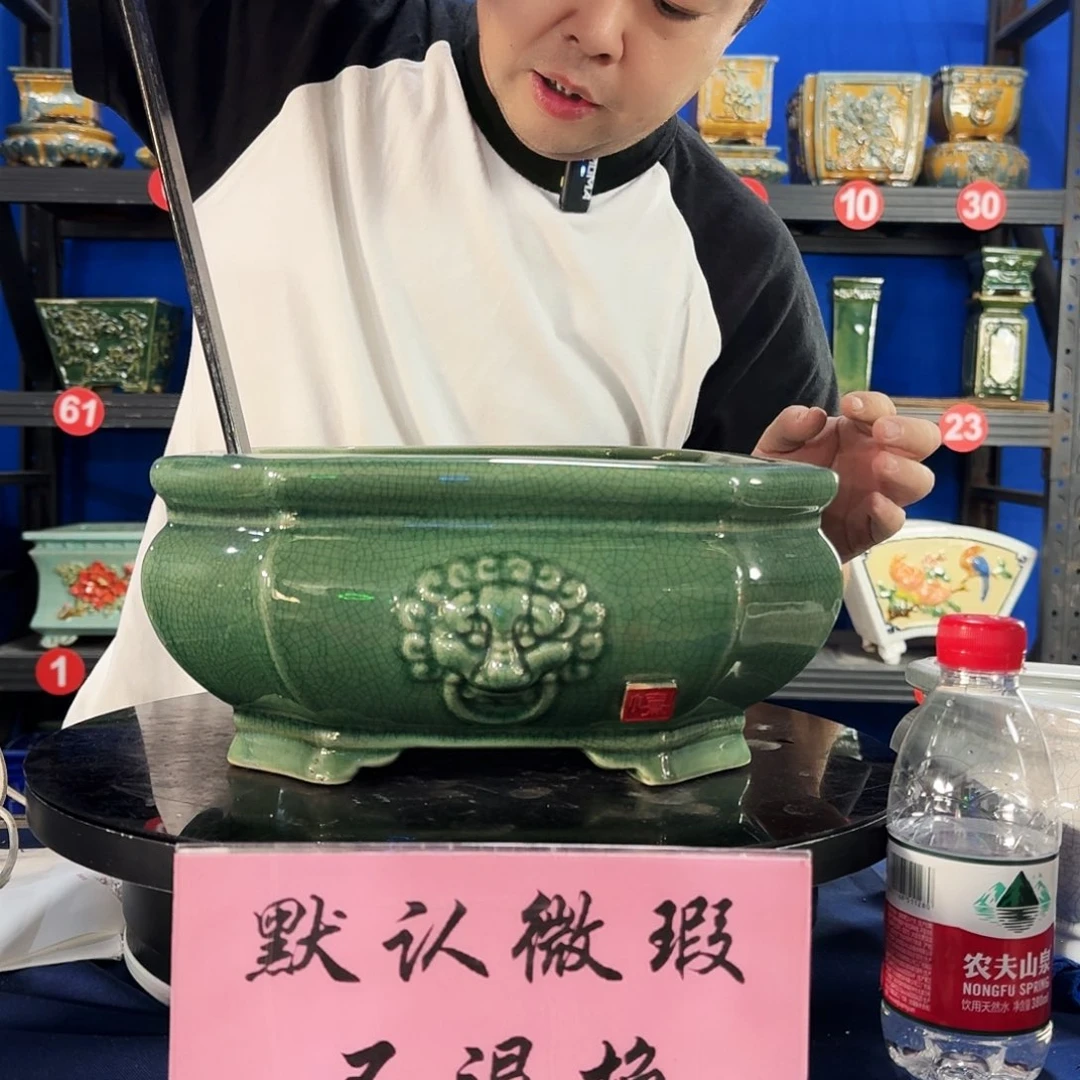 533玉绿大瑕疵随机介意勿拍不退换外口30内深11