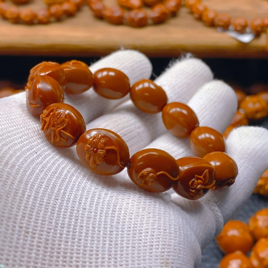 手串/手链橄榄核曹华老师1.25铁核荷花，荷韵