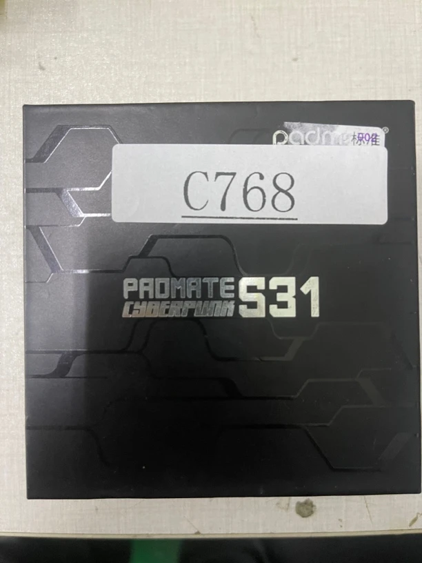 9新  捡漏padmate S31耳机编号C768