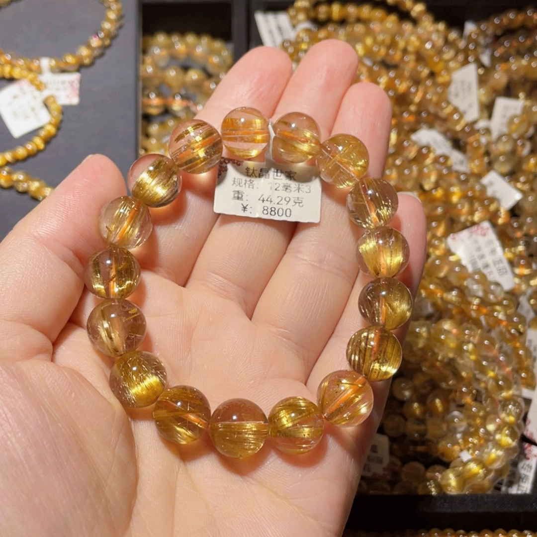 水晶手链未镶嵌天然水晶手链