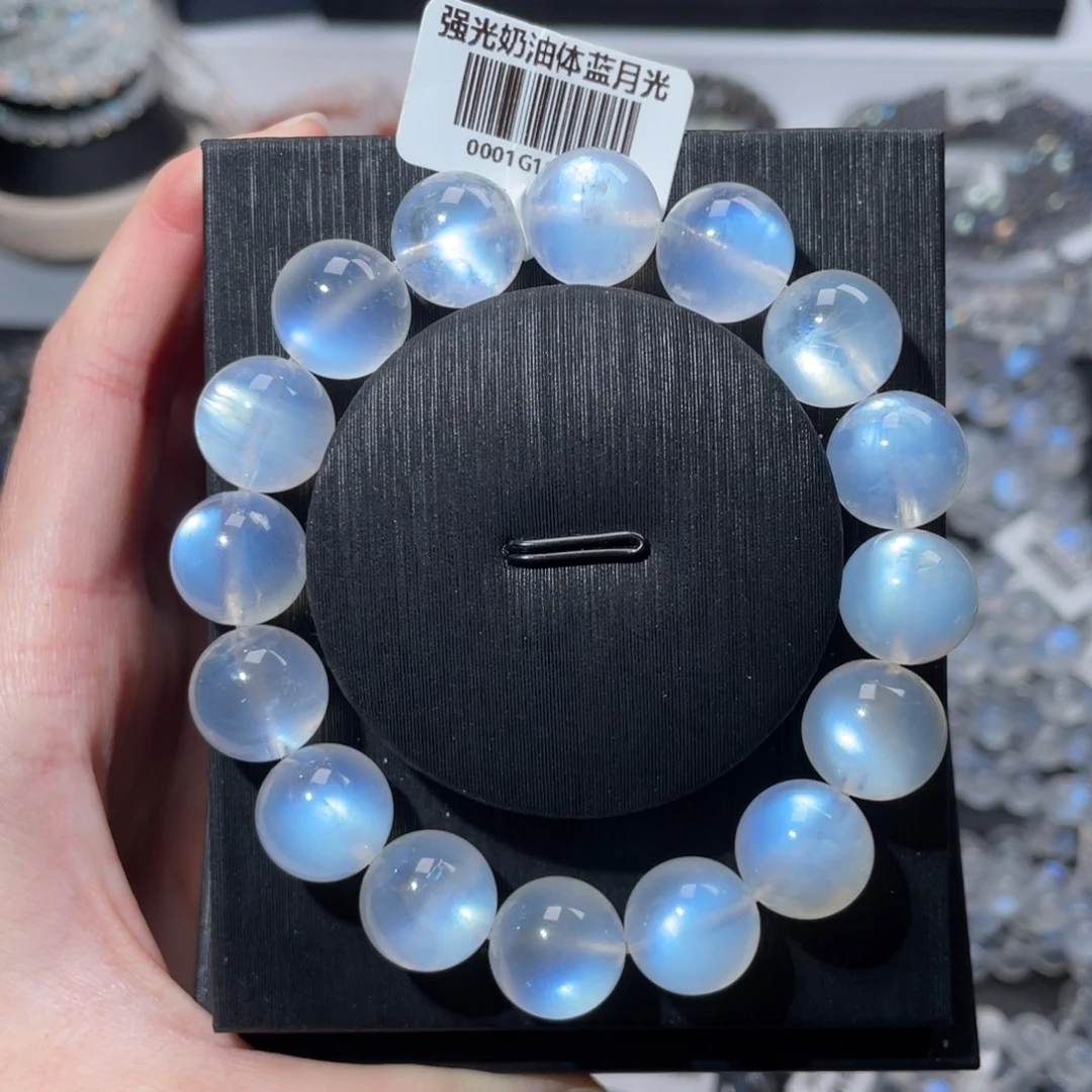 未镶嵌手链长石性价比蓝月光13m+