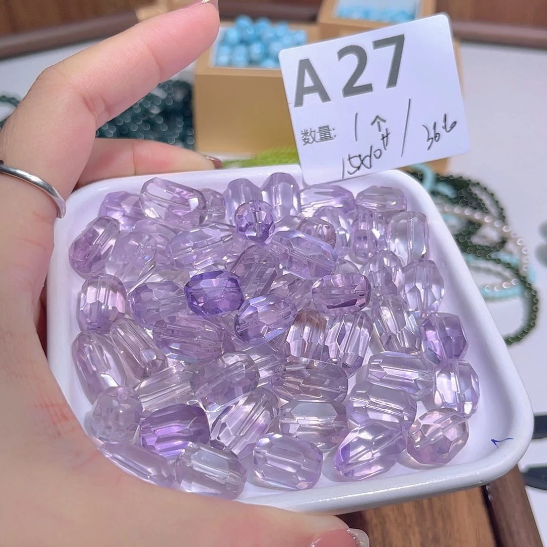 水晶珠宝半成品未镶嵌A27。