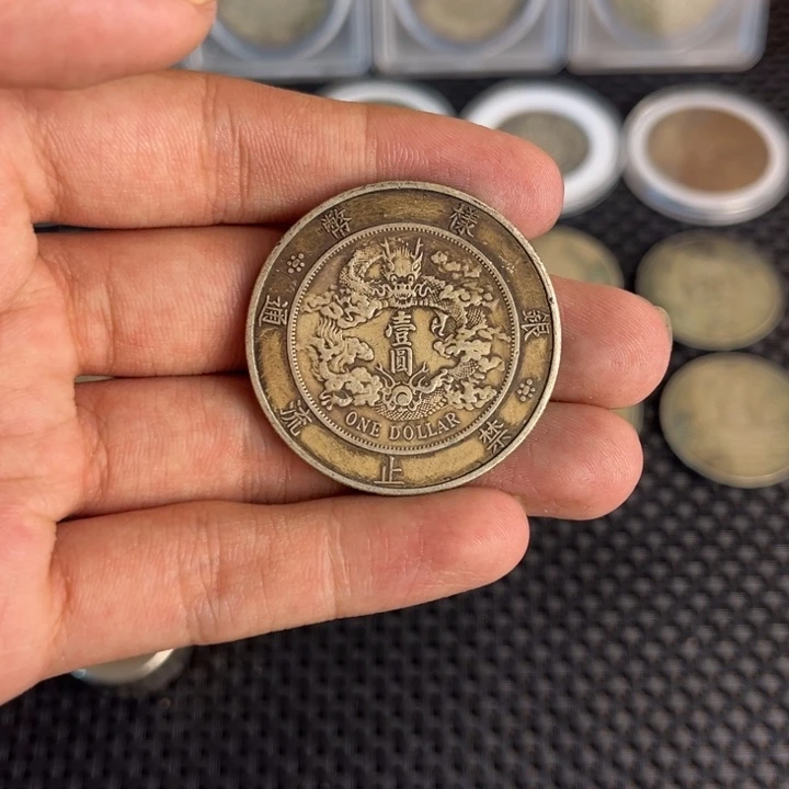 金属大头龙洋船洋工艺品
