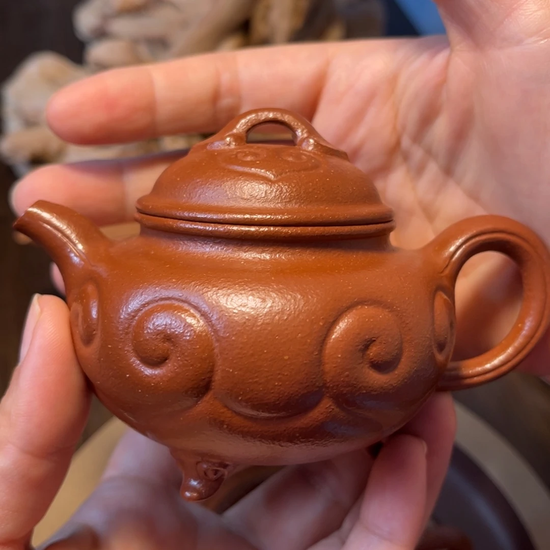 烟***云紫砂茶壶宜兴紫砂