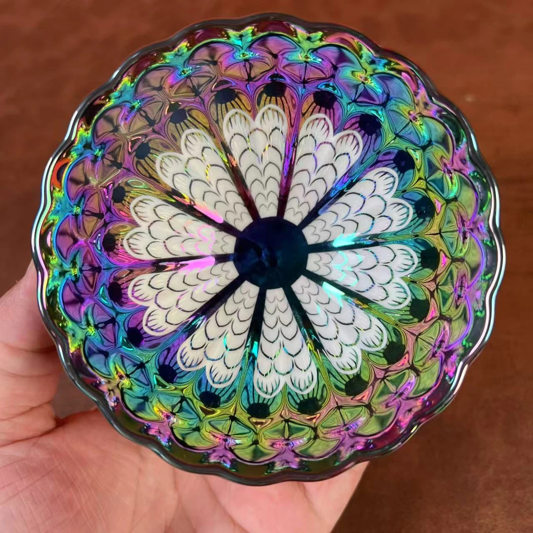 手工茶器 七彩全彩【龙鳞】主人杯