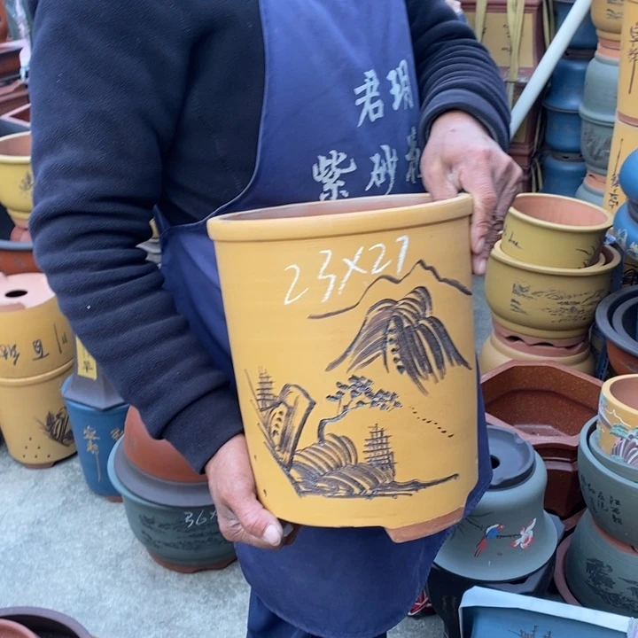 紫砂花盆紫砂艺术