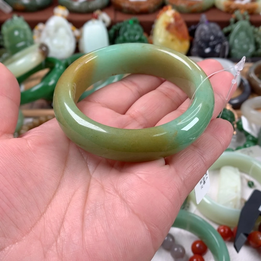 东陵石手镯未镶嵌55.8口径