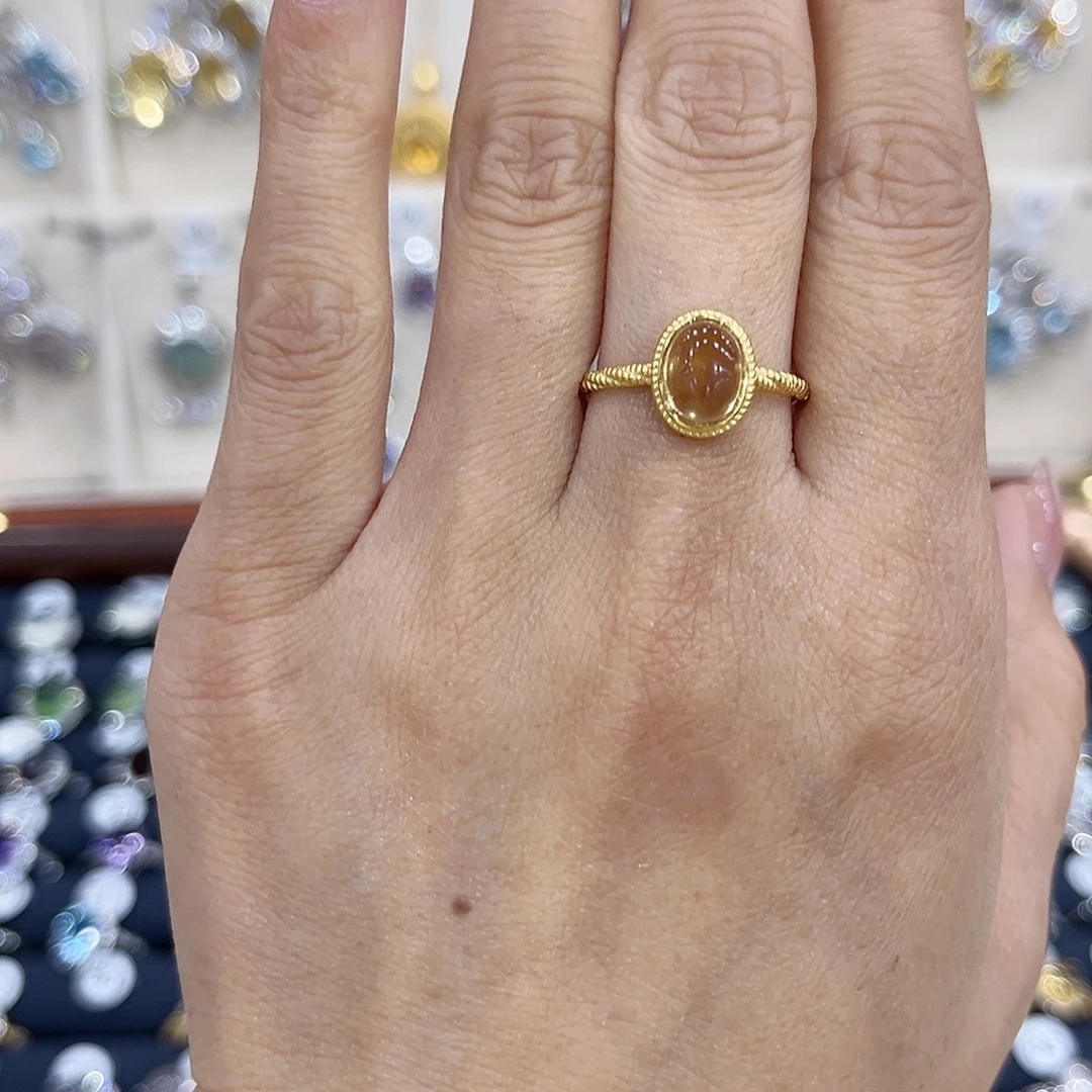 石榴石银S925镶嵌颈饰