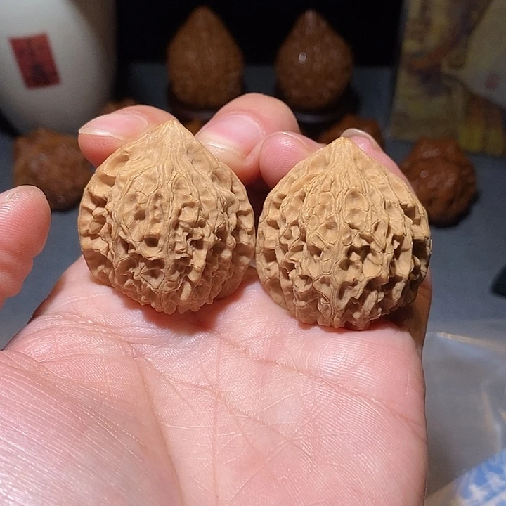 把件文玩核桃07全品无修35尺赛金牛