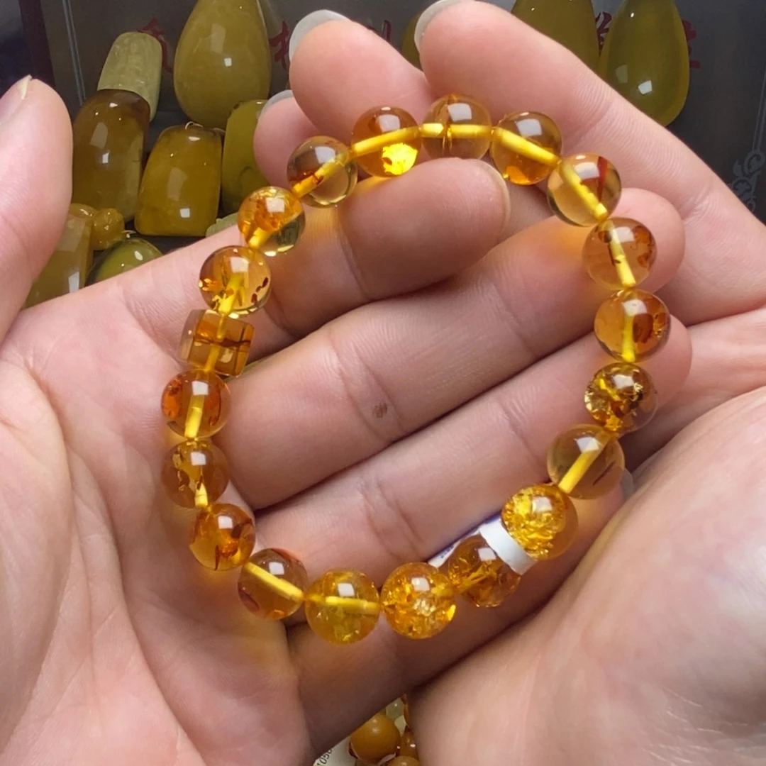 琥珀未镶嵌裸石蜜蜡