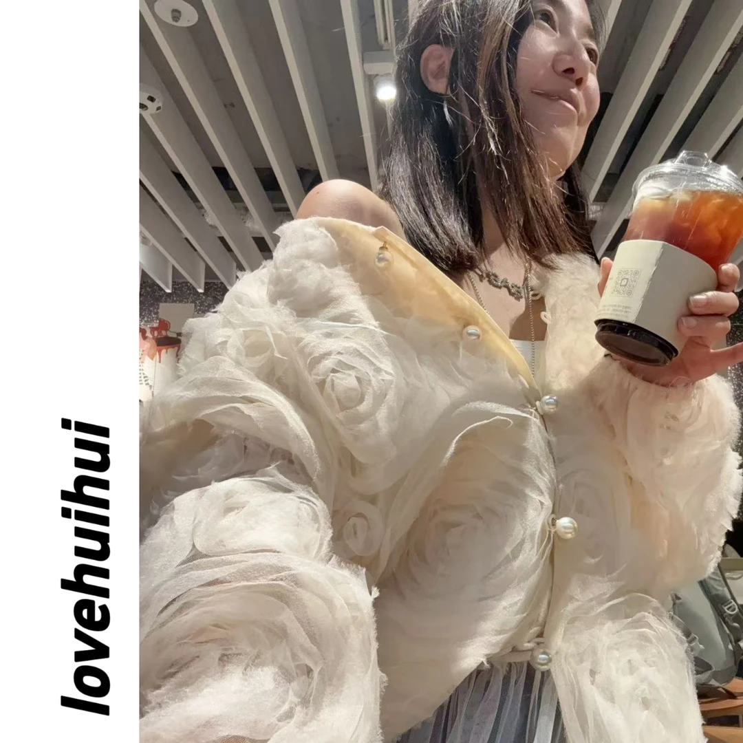 lovehuihui《轻盈的海岛梦境》超美玫瑰盛宴上衣