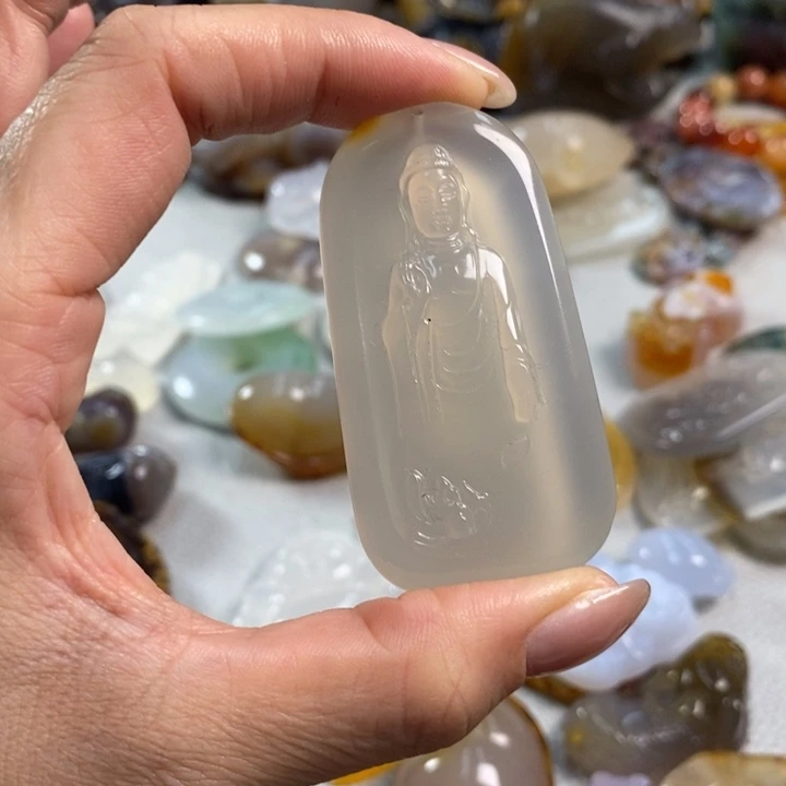 玛瑙/玉髓吊坠(不含链)未镶嵌