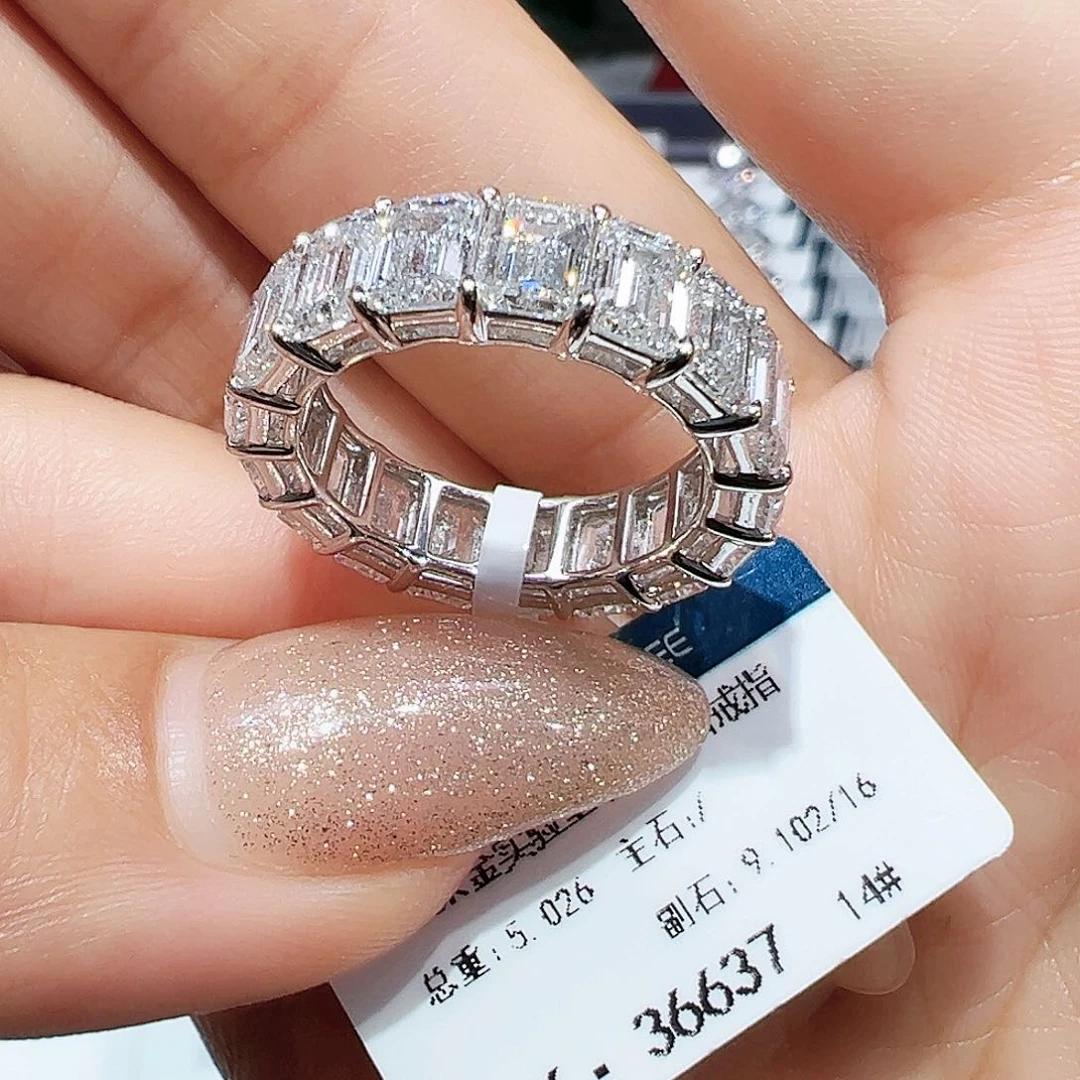 18K金镶嵌实验室培育钻石9.102ct-14
