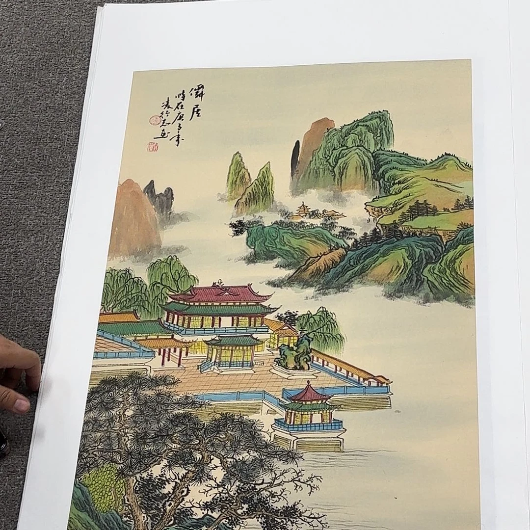 国画国画作品多次入选国内外展出
