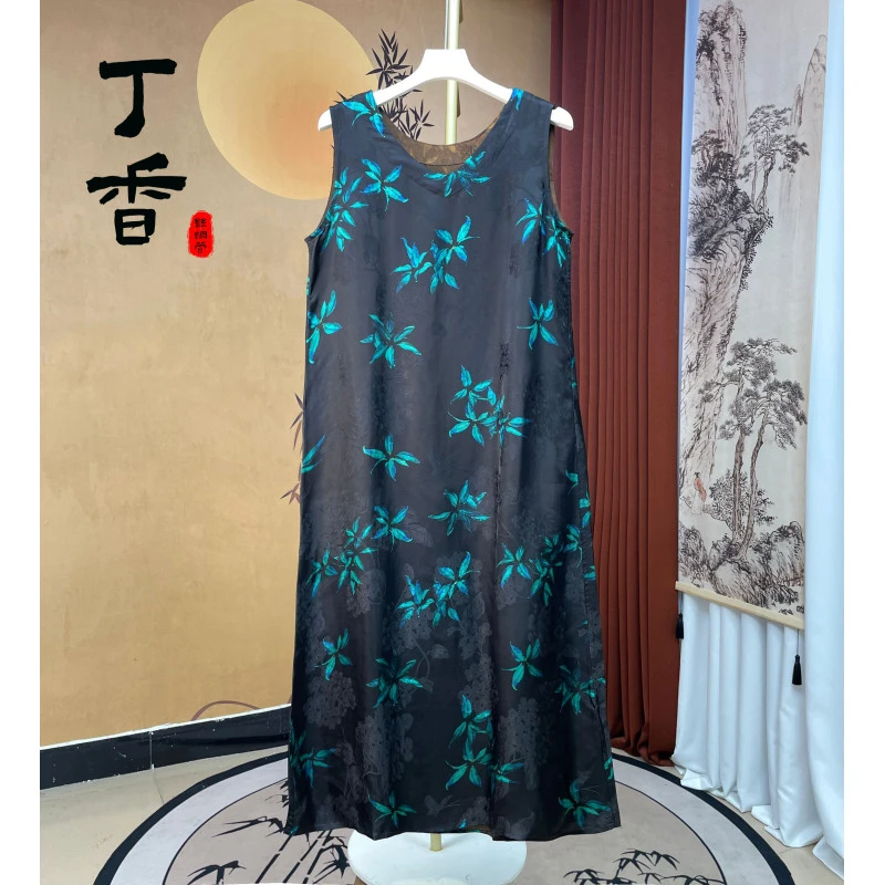 225高端新款时尚百搭长款精品连衣裙