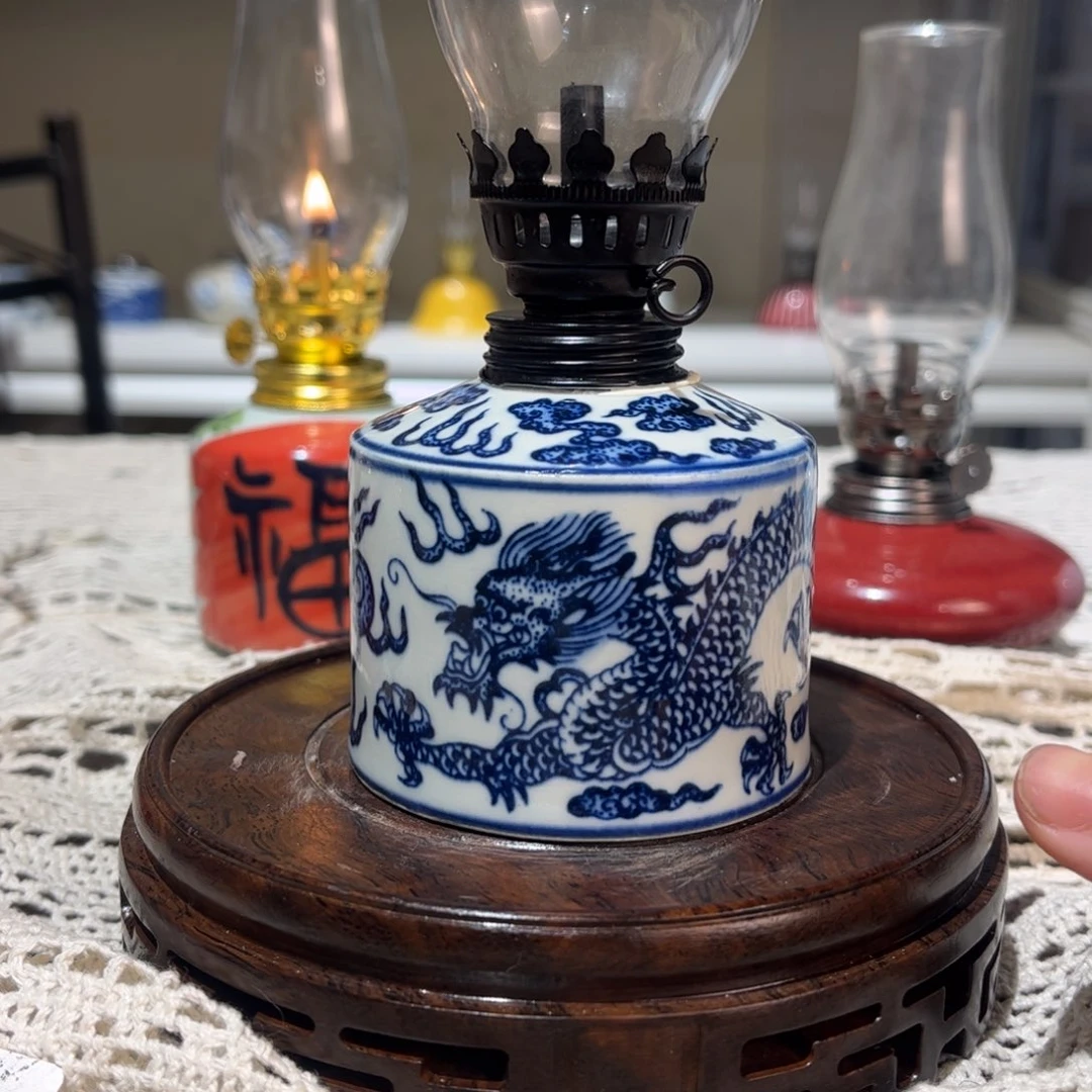 摆件景德镇陶瓷香薰灯