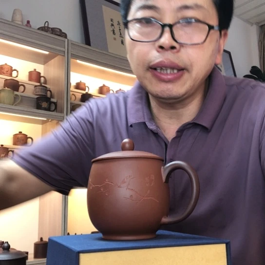 茶杯紫泥微瑕容量400