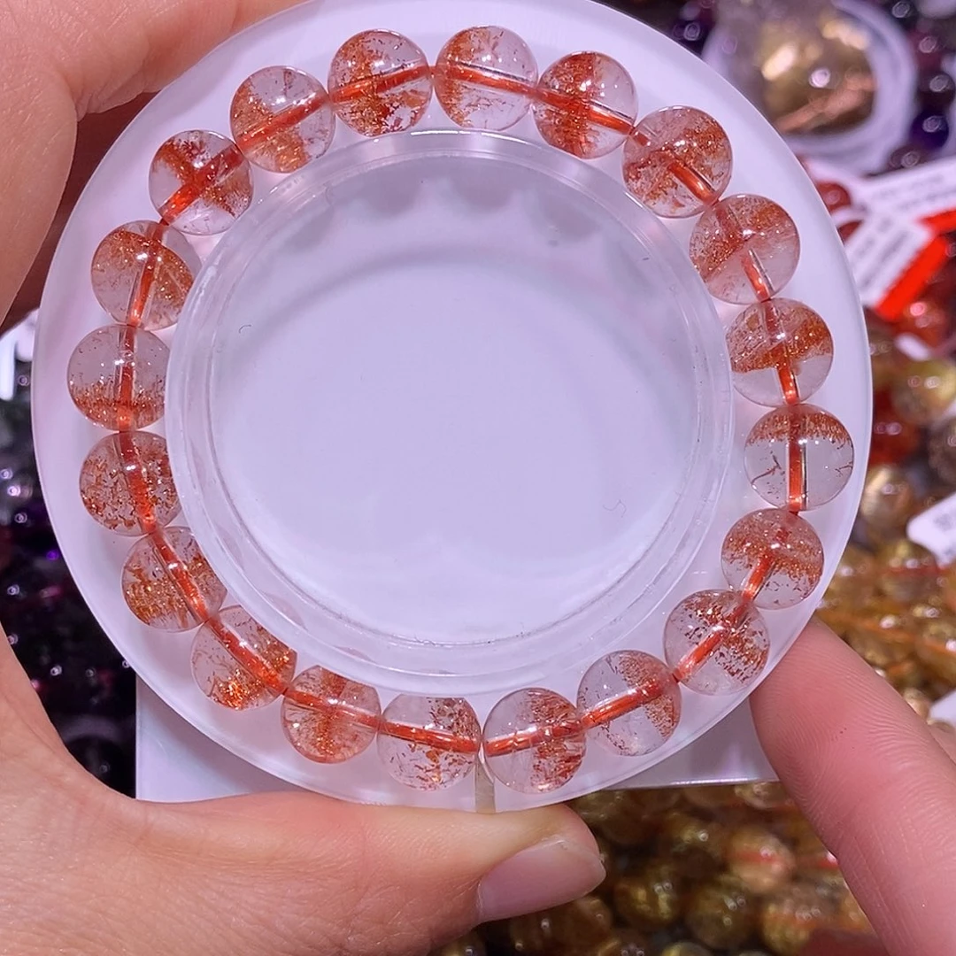 未镶嵌手链水晶金草莓9.8