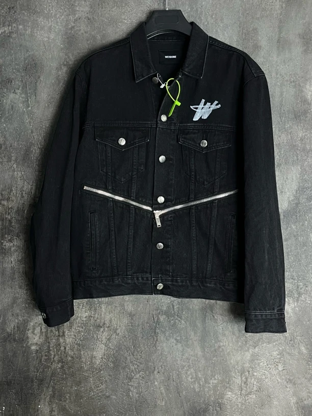 全新未使用 YSL/圣罗兰 S码*1/we11done双拉链水洗牛仔外套/04054