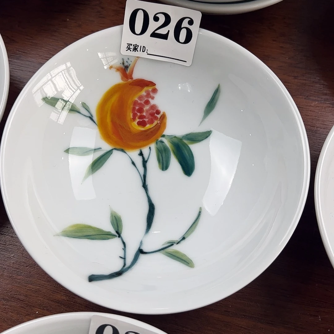 瓷片景德镇陶瓷手工手绘制作