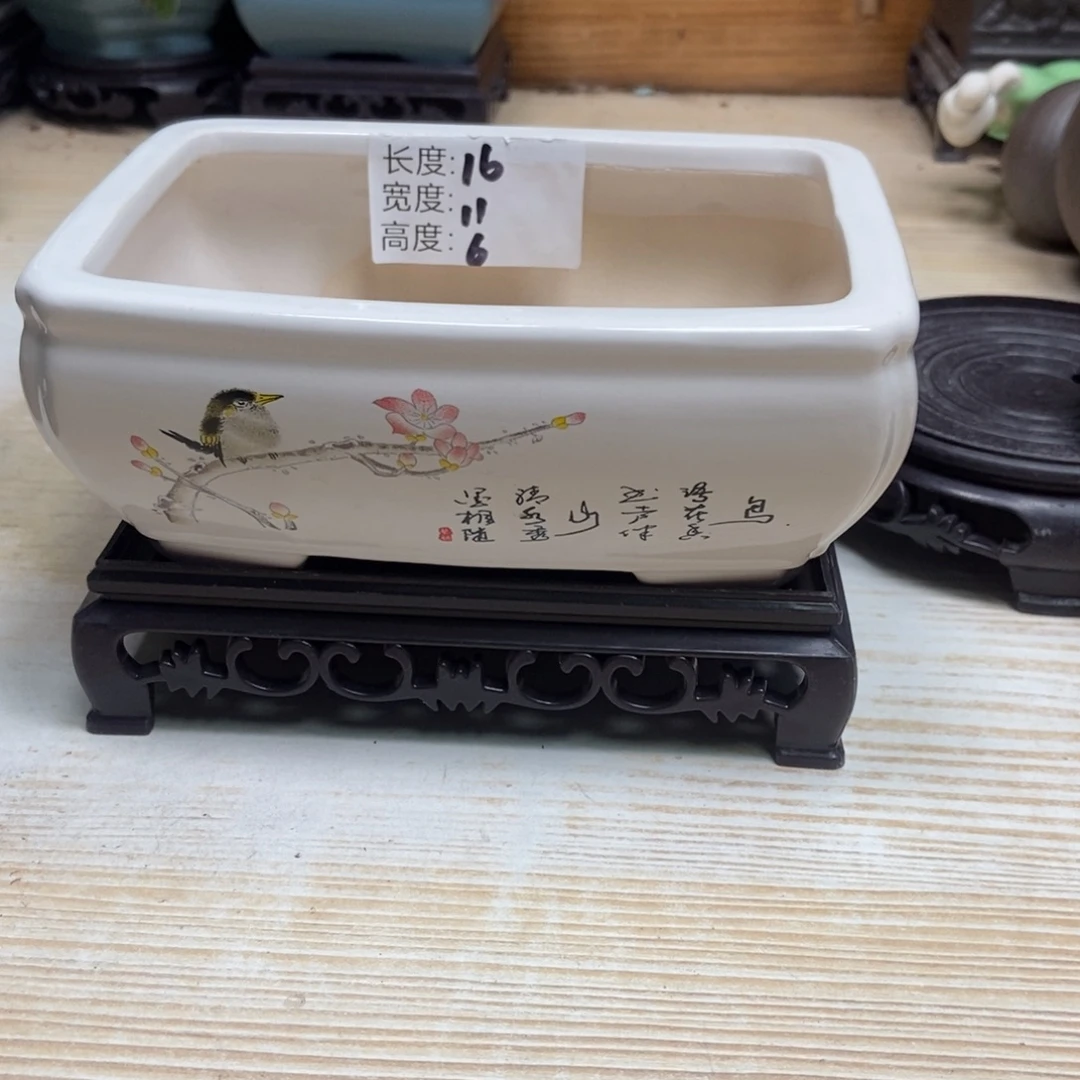 瓷片陶瓷花盆陶瓷艺术