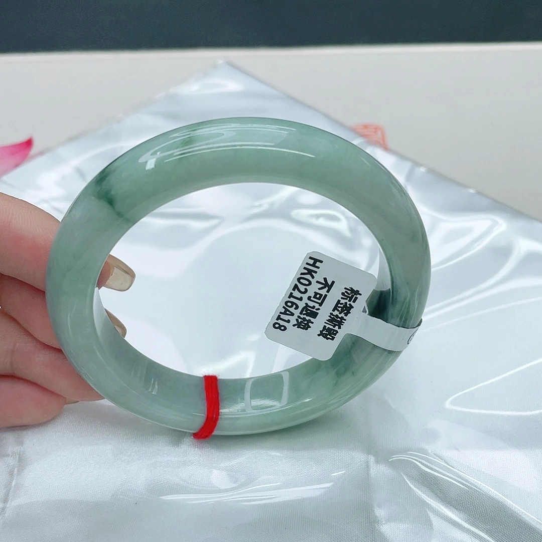 翡翠手镯未镶嵌正57.2