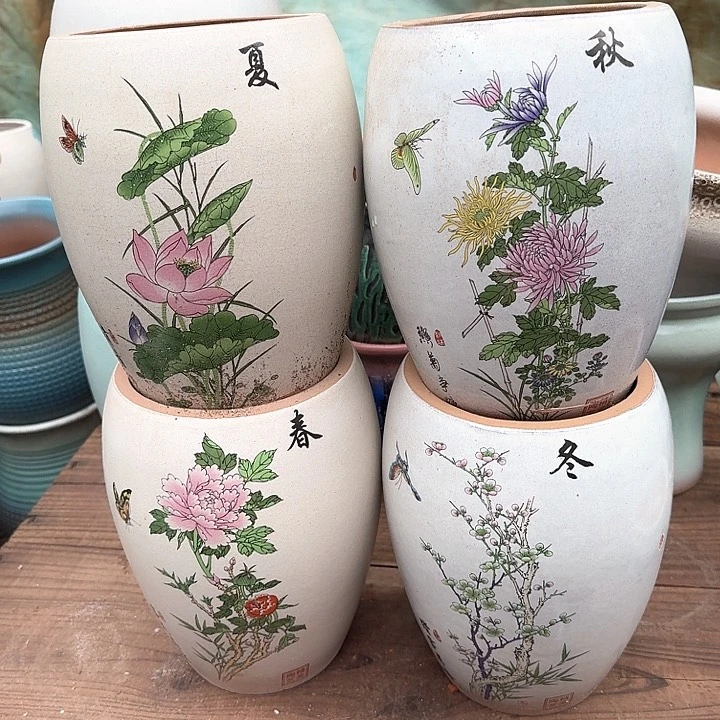 红陶微瑕花盆处理来啦