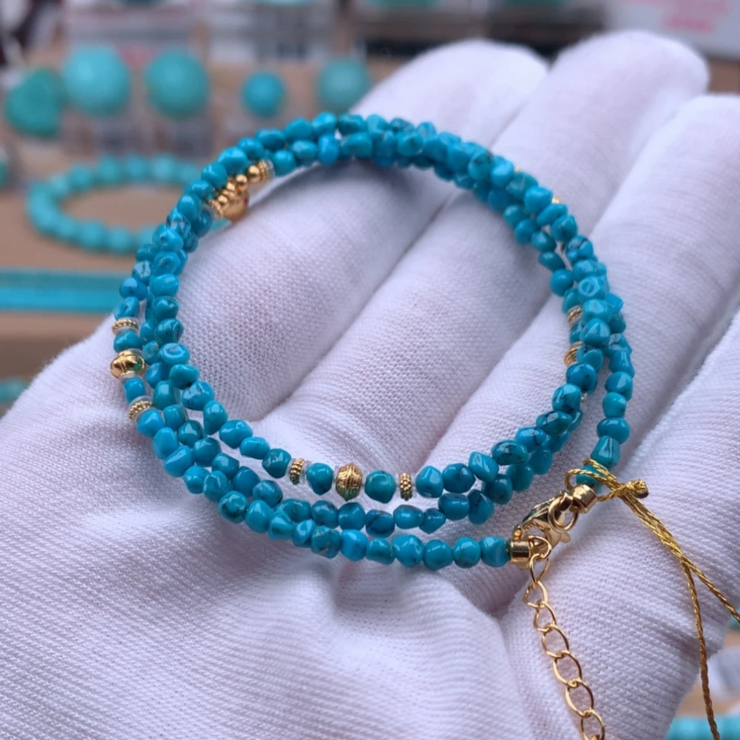 绿松石银S925镶嵌珠宝奇石