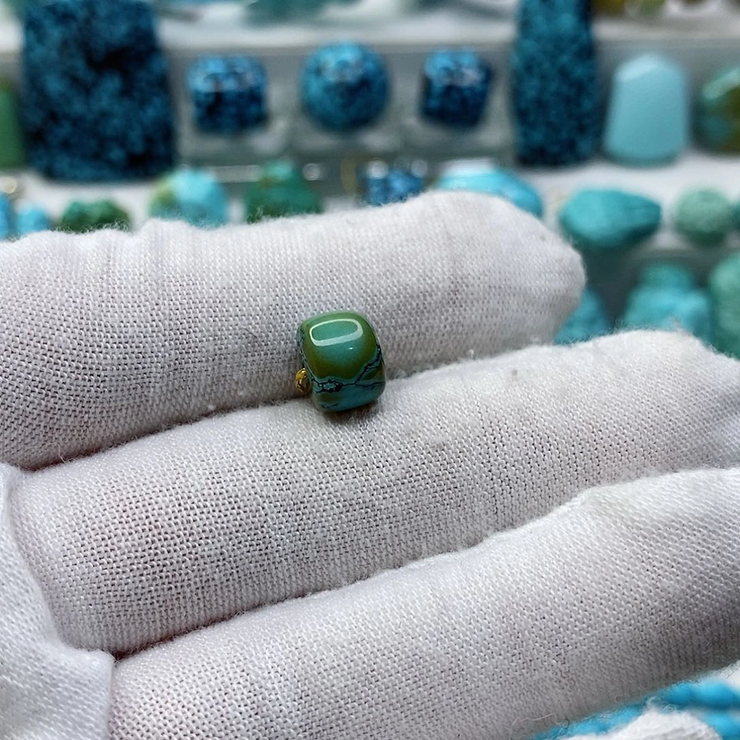 绿松石珠宝奇石未镶嵌浪***名