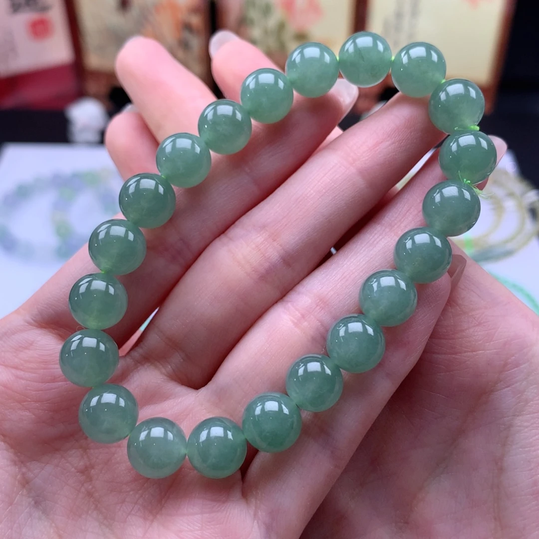 翡翠未镶嵌手链15